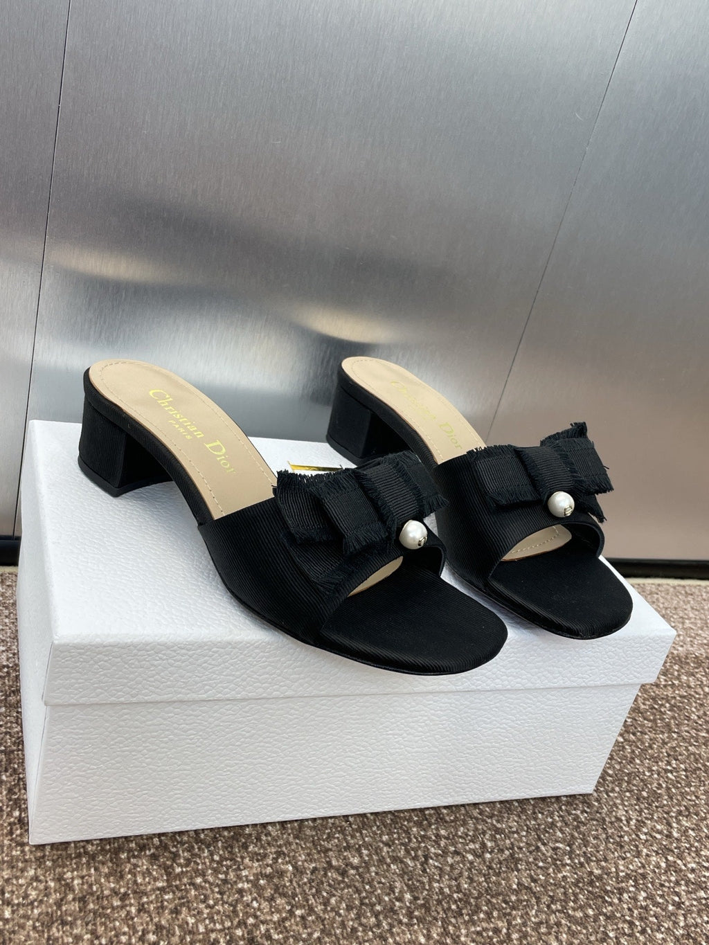 Dior J'Adior Adiorble Tassel Peep-Toe Heeled Sandals – 2025 Spring/Summer Collection