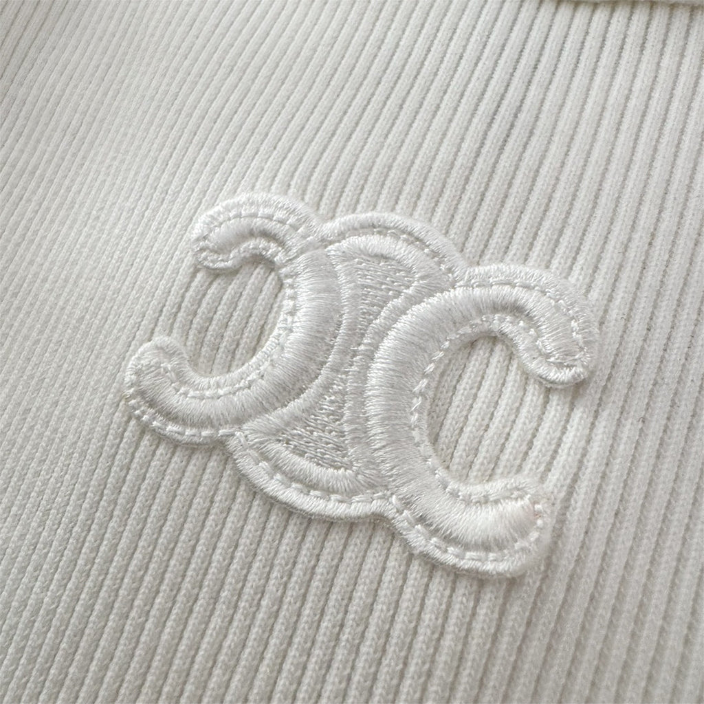 Celine Embroidered Crewneck Vest – 25SS