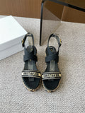 Dior Riviera Dway Wedge Sandals – Spring/Summer 2025 Collection