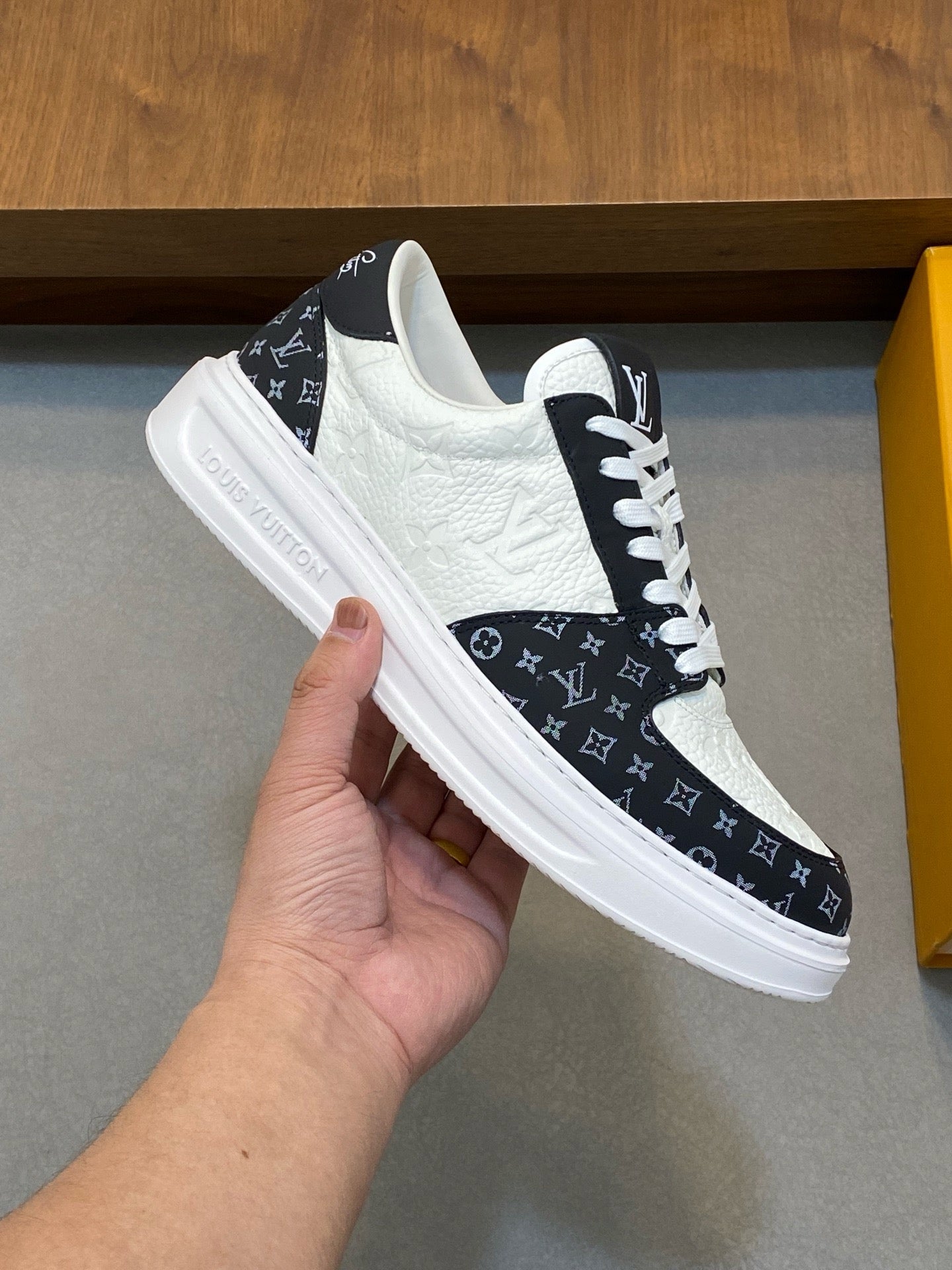Louis Vuitton Nappa Leather Lightweight Sneakers