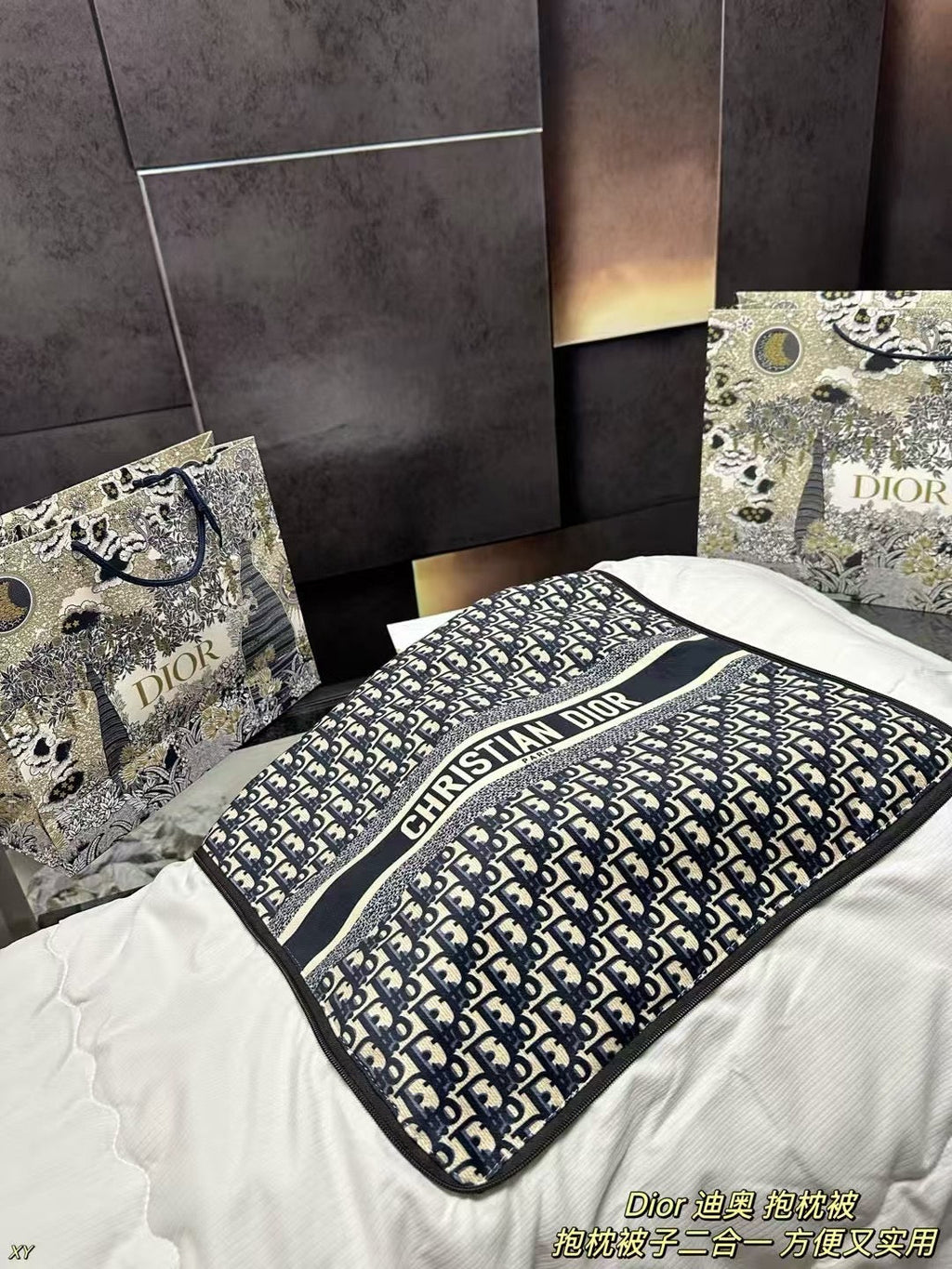 Dior Pillow Blanket Cushion