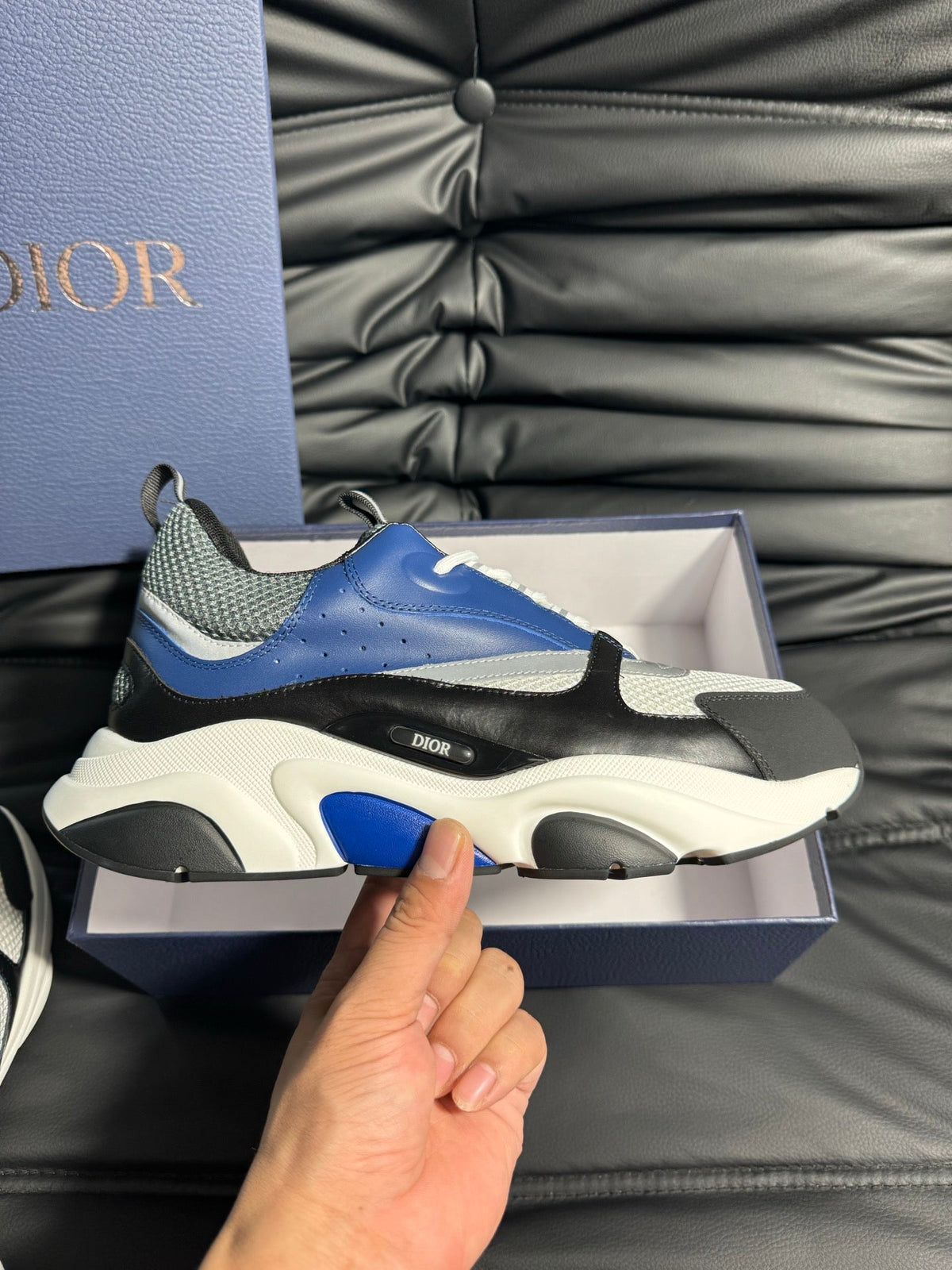 Dior B22 Calfskin Sneakers