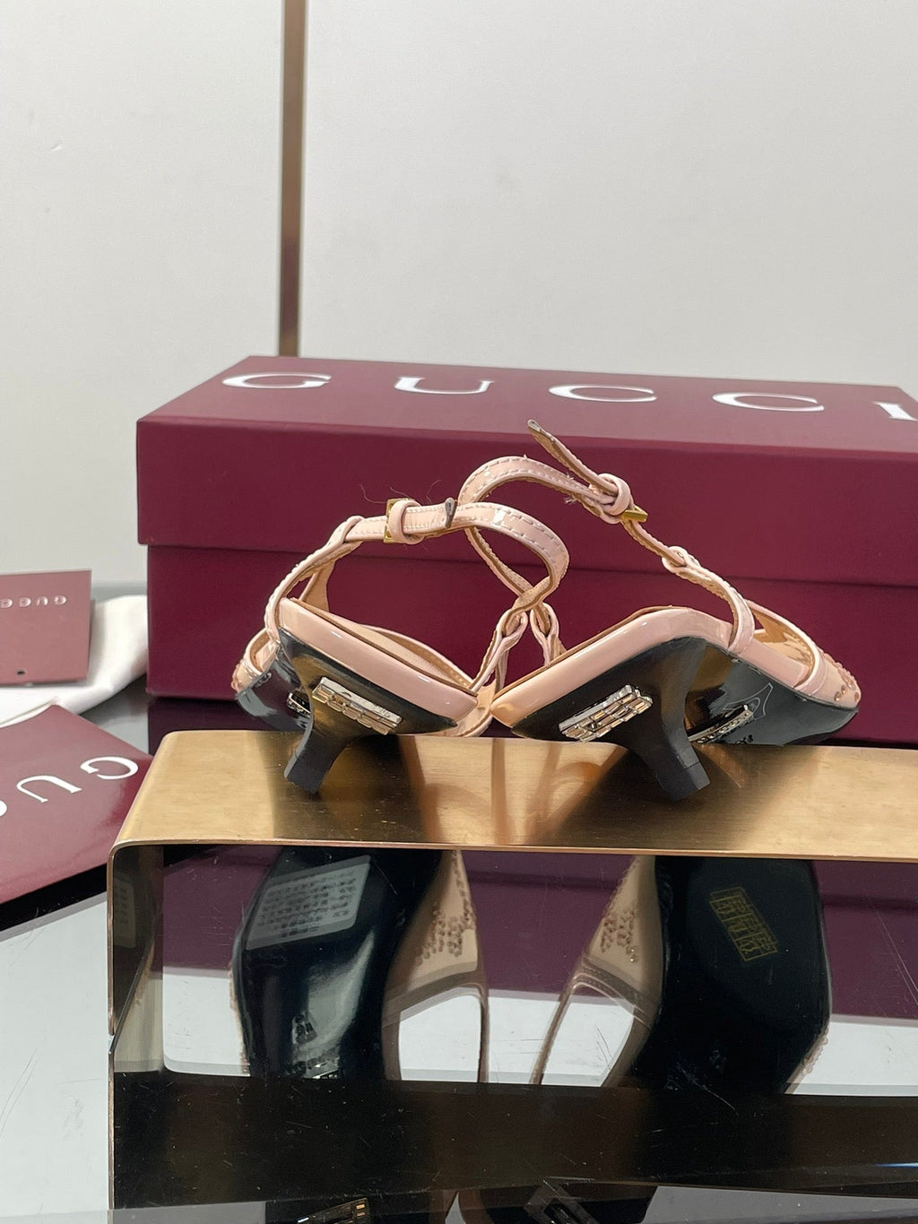 Gucci Cosmogonie GG Crystal Slingback Sandals – 2025 Early Autumn Collection