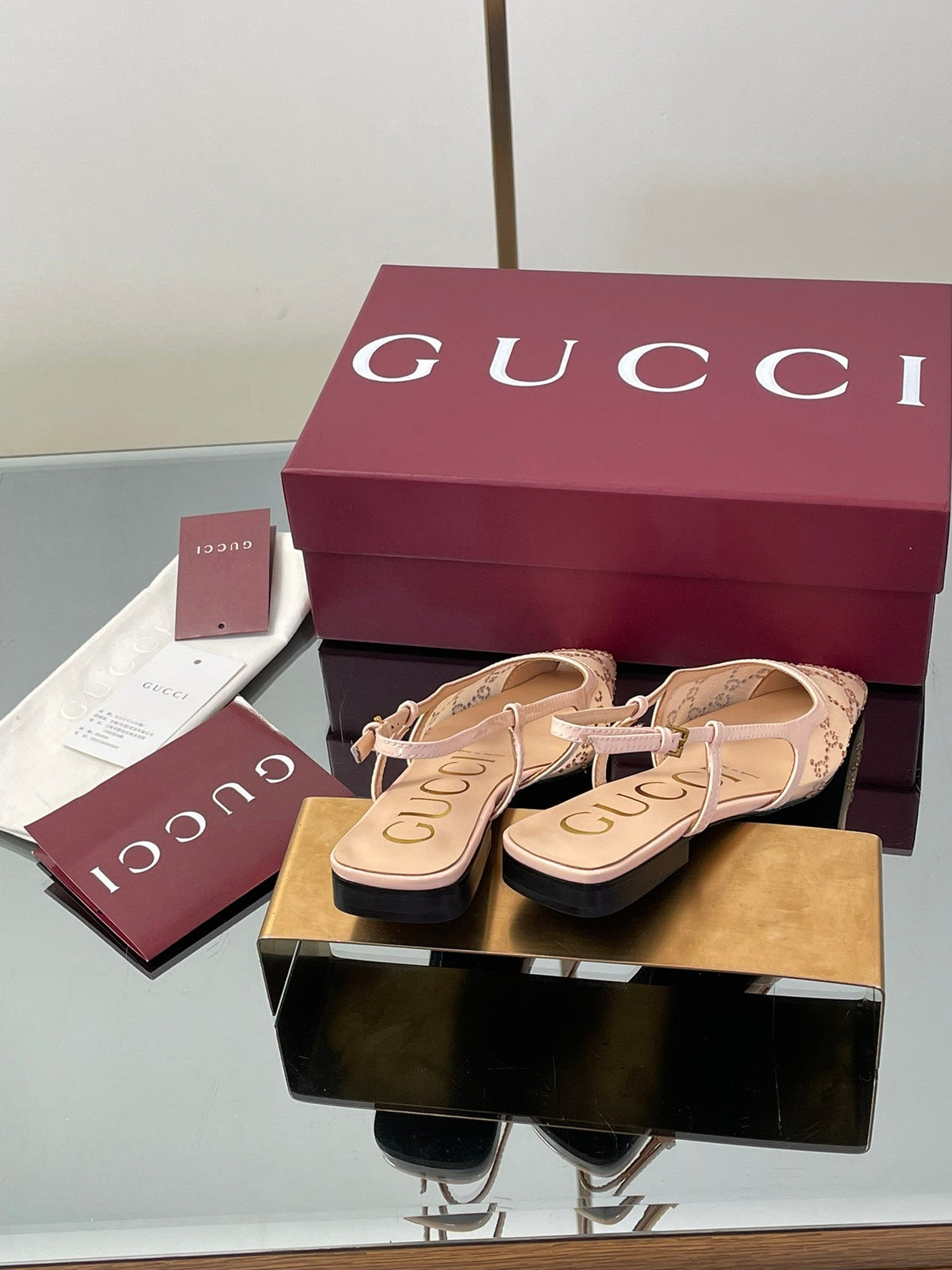 Gucci Cosmogonie GG Crystal Slingback Sandals – 2025 Early Autumn Collection