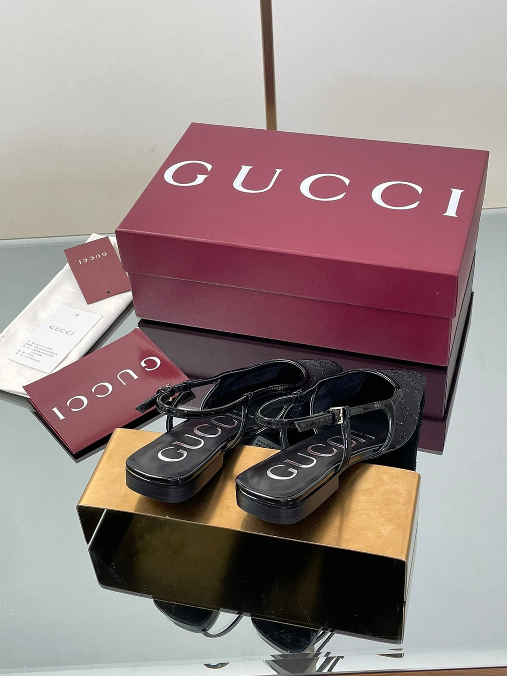 Gucci Cosmogonie GG Crystal Slingback Sandals – 2025 Early Autumn Collection