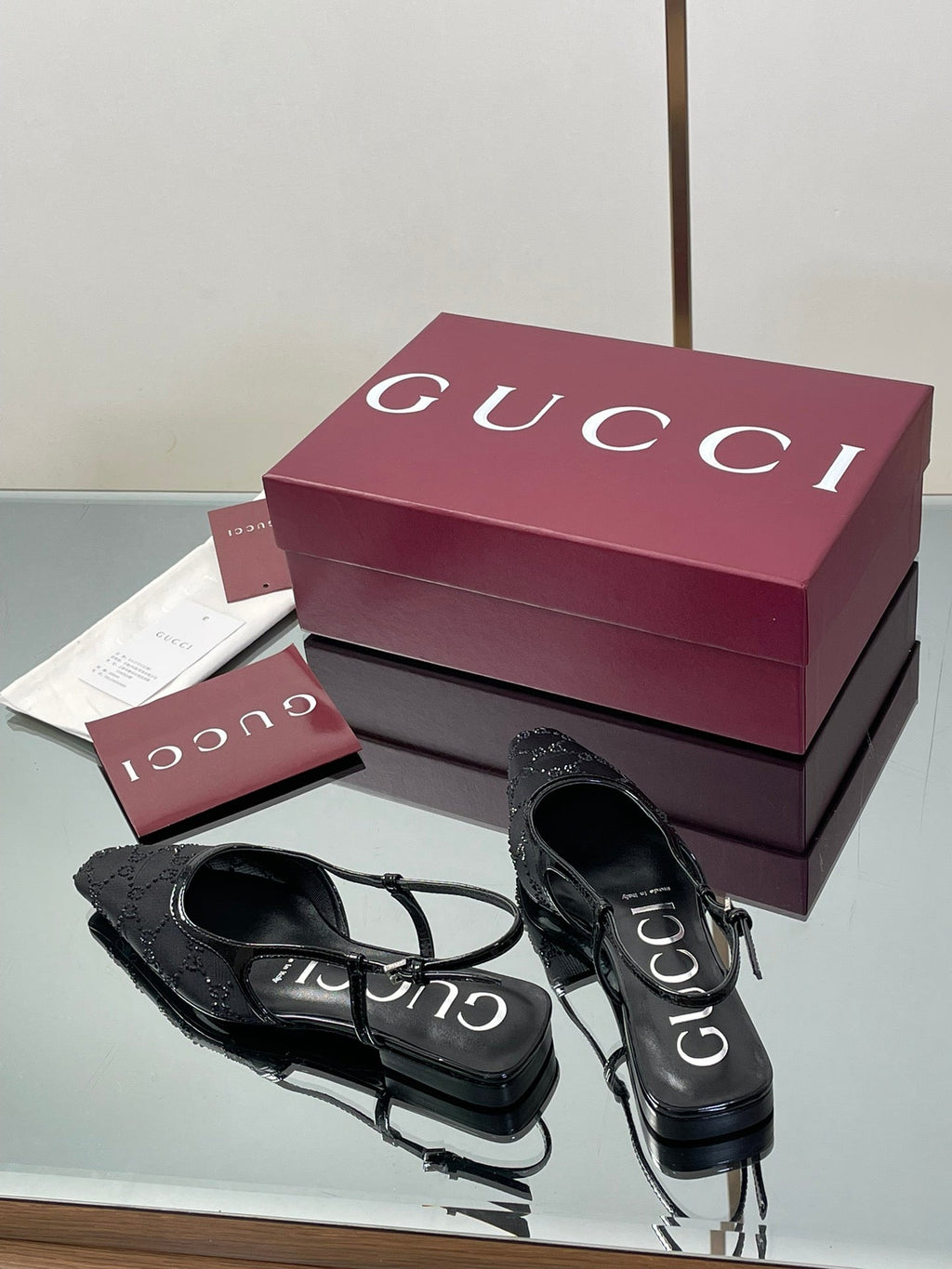 Gucci Cosmogonie GG Crystal Slingback Sandals – 2025 Early Autumn Collection