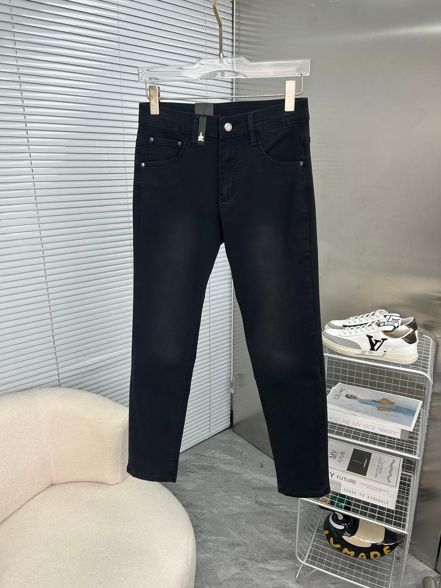 Prada Men's Washed Denim Jeans – 2025 Collection