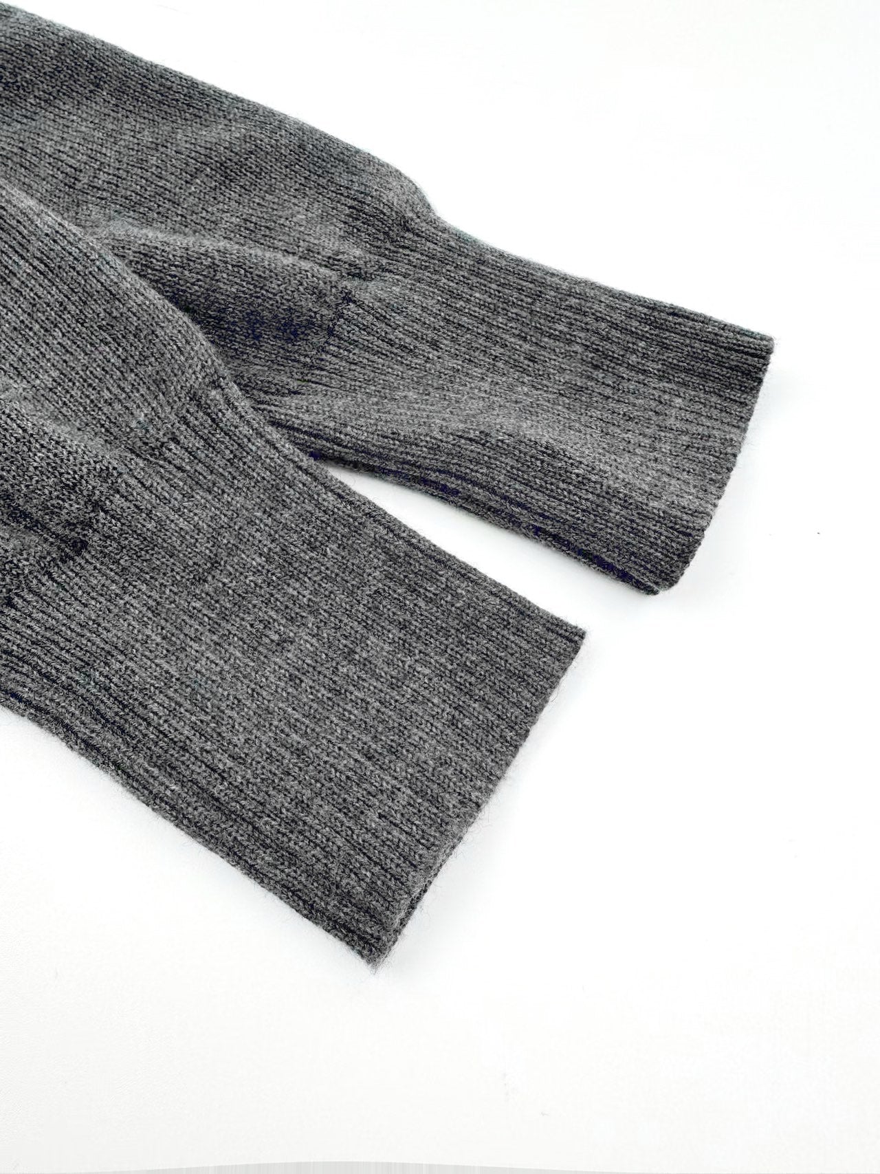 Ami Paris Heart Embroidery Merino Wool Sweater