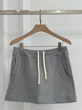 Miu Miu Elastic-Waist A-Line Skirt