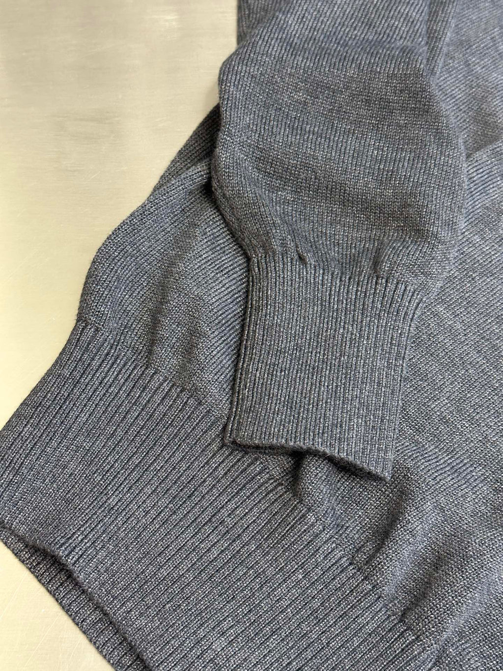 AMI Paris Heart Embroidery Merino Sweater