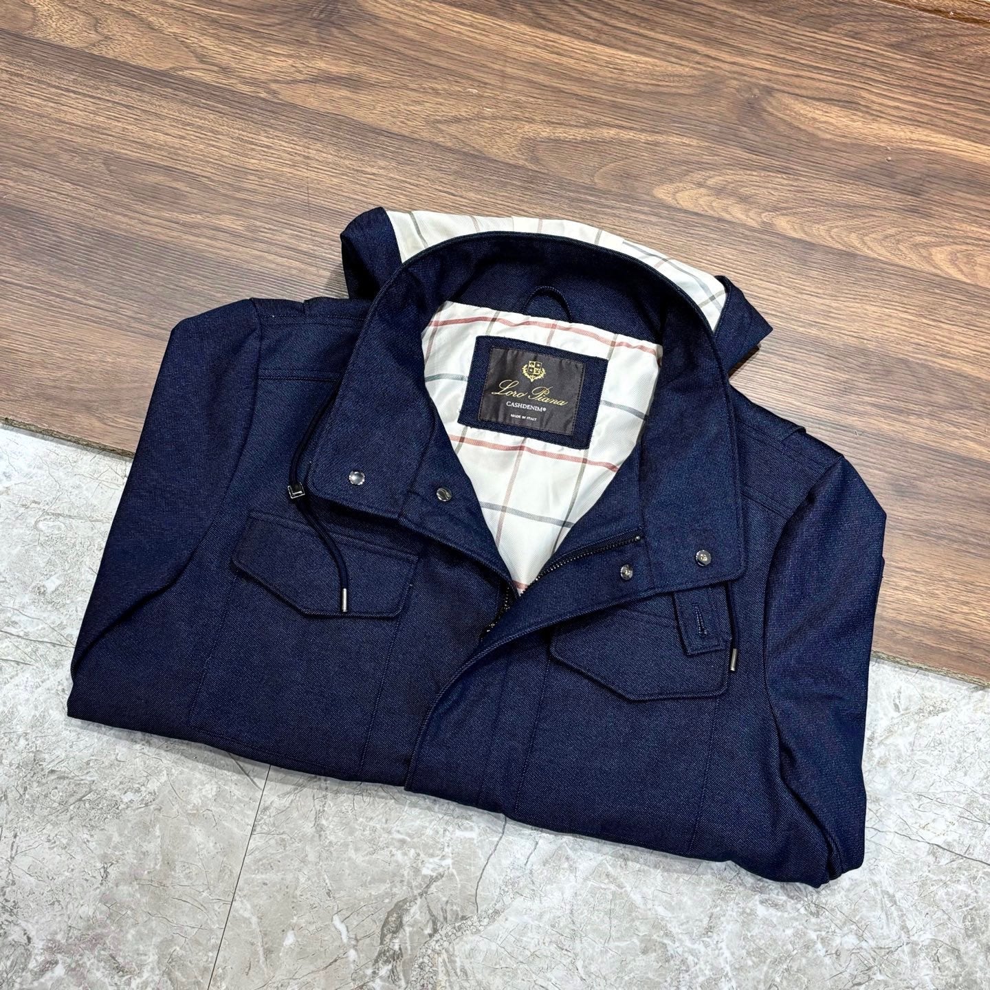 Loro Piana Luxury Wool Blend Jacket – Spring/Summer Collection