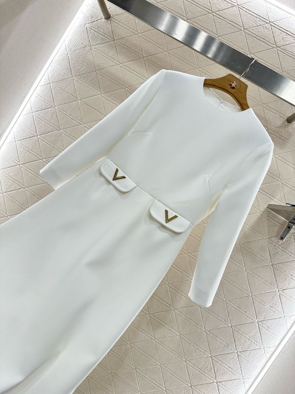 Valentino Acetate Pocket Maxi Dress – 2025 New Arrival