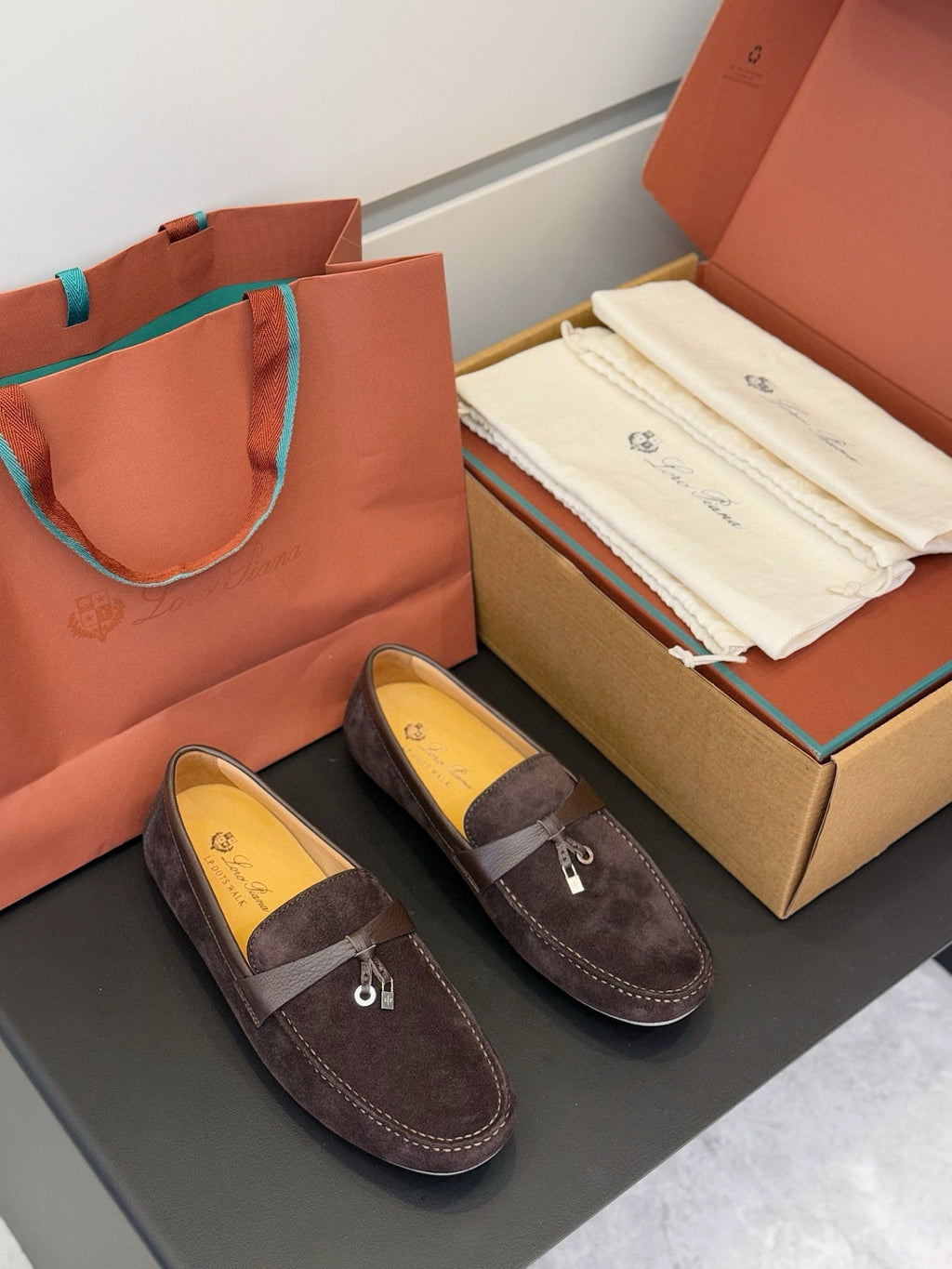 Loro Piana LP Italian Handmade Driving Shoes