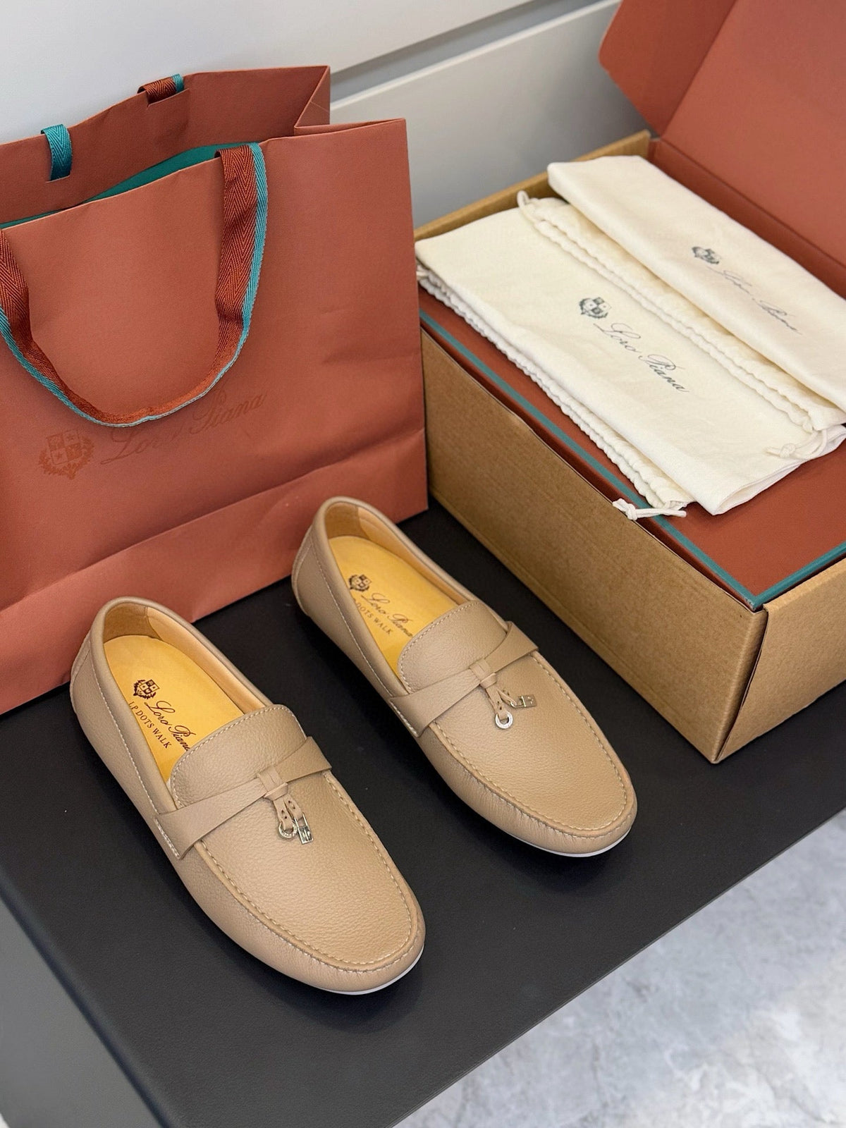 Loro Piana LP Italian Handmade Driving Shoes