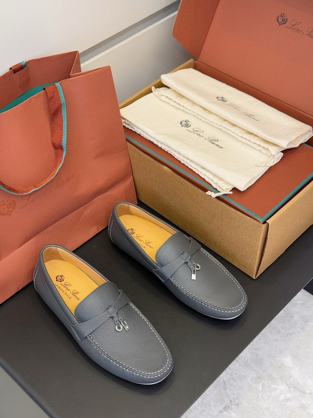 Loro Piana LP Italian Handmade Driving Shoes