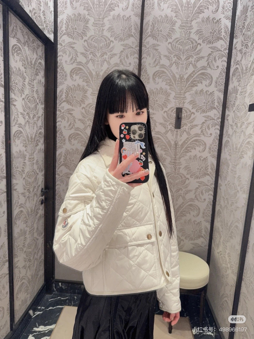Moncler Diamond Quilted Padded Short Jacket