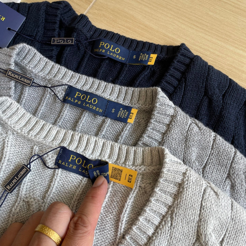 Ralph Lauren V-Neck Cable Knit Vest