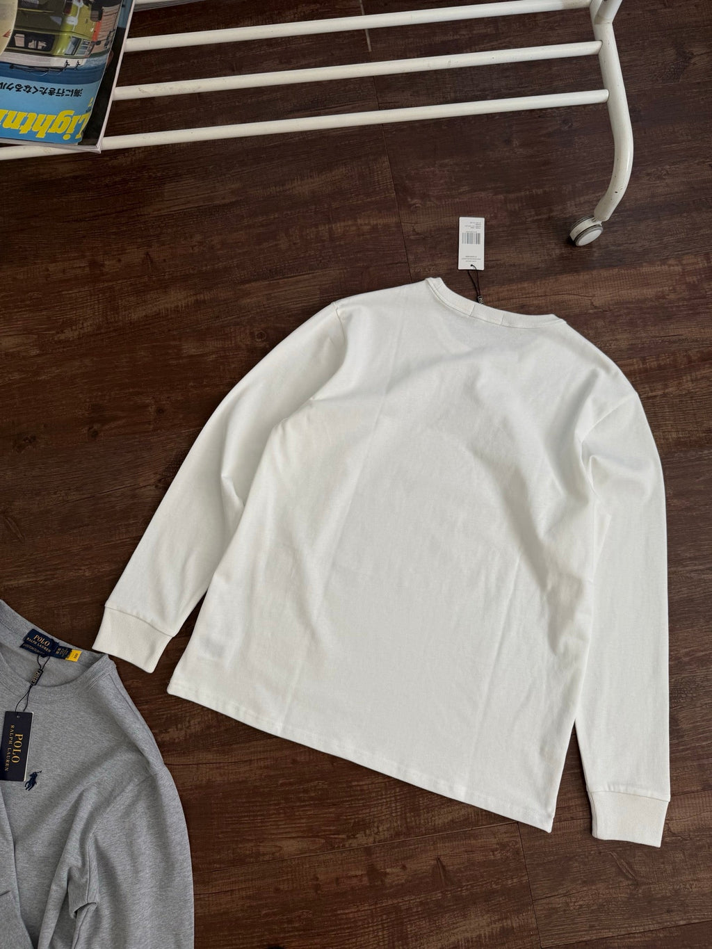 Ralph Lauren Classic Plain Knit Long-Sleeve Sweatshirt – 2025SS