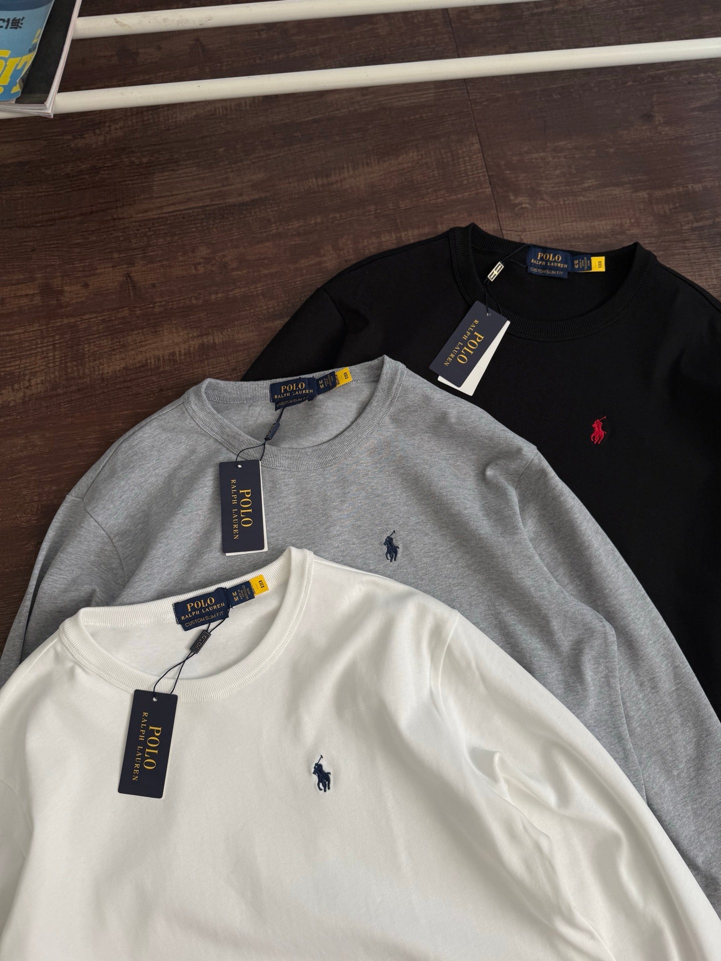 Ralph Lauren Classic Plain Knit Long-Sleeve Sweatshirt – 2025SS