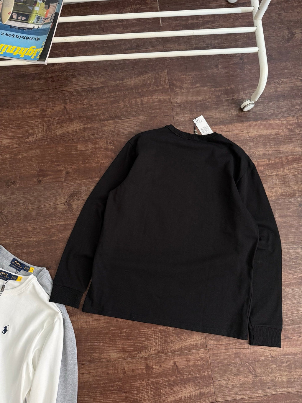 Ralph Lauren Classic Plain Knit Long-Sleeve Sweatshirt – 2025SS