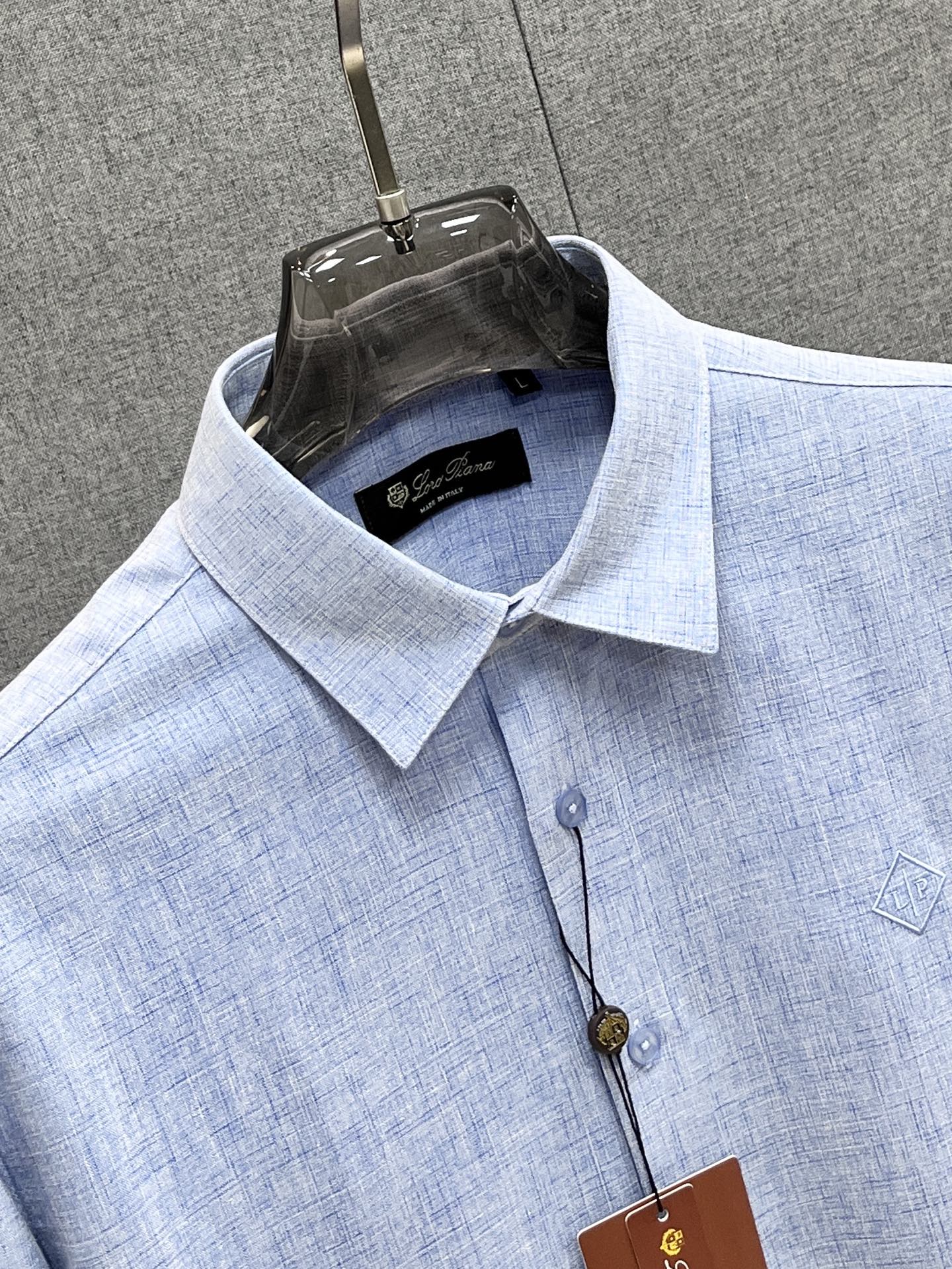 Loro Piana Men's Casual Long Sleeve Shirt – Autumn/Winter Collection