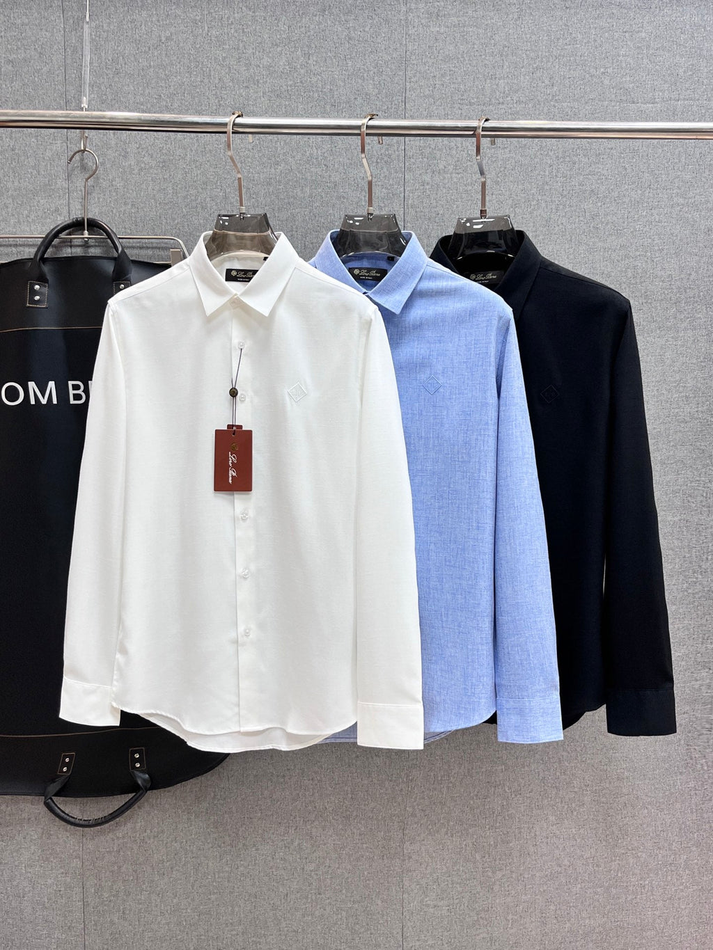 Loro Piana Men's Casual Long Sleeve Shirt – Autumn/Winter Collection