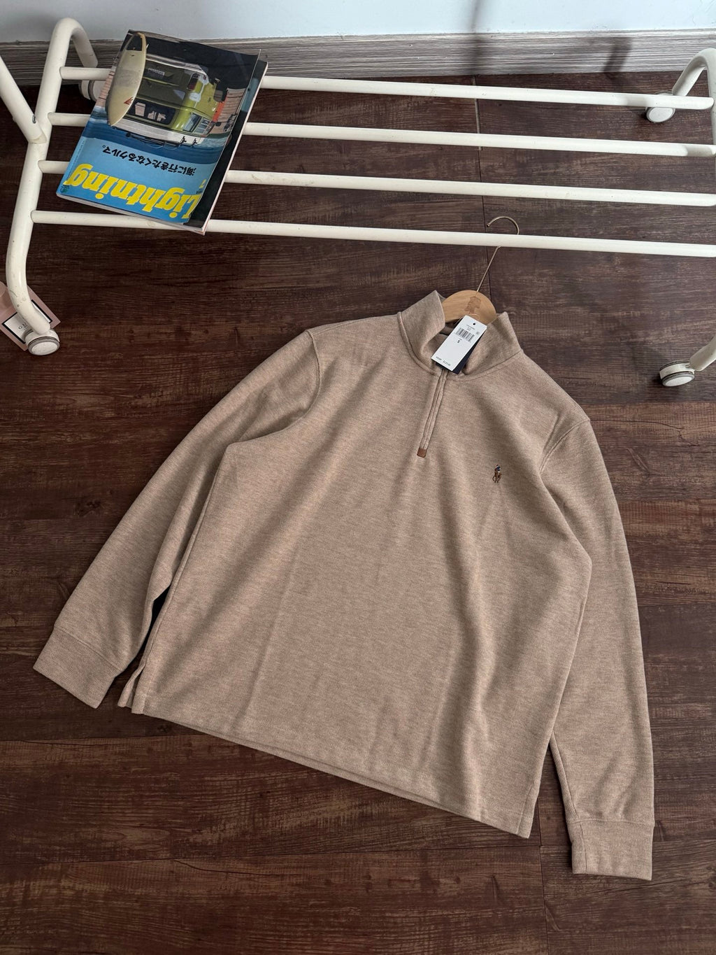 Ralph Lauren Half-Zip Embroidered Sweatshirt