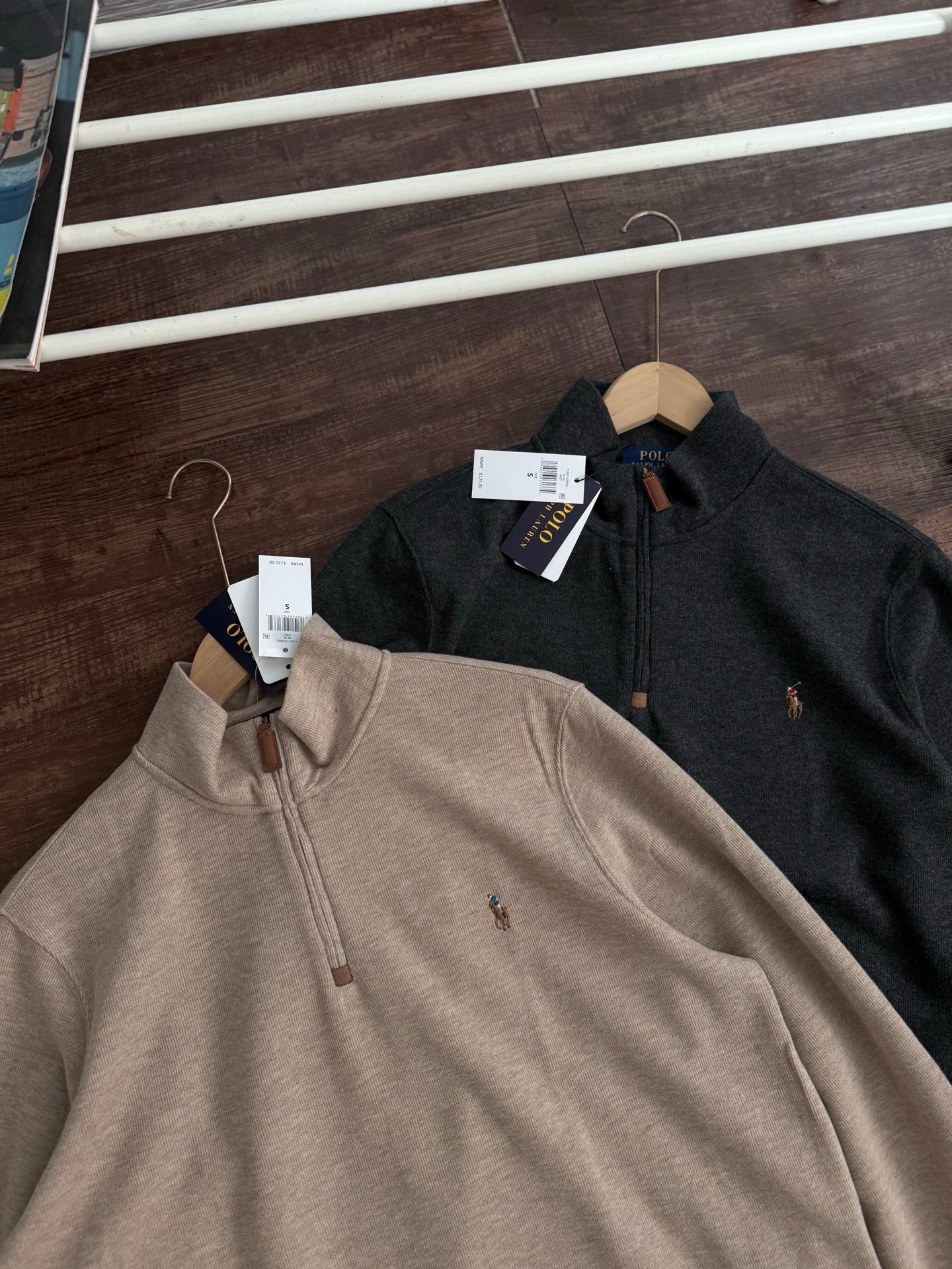 Ralph Lauren Half-Zip Embroidered Sweatshirt