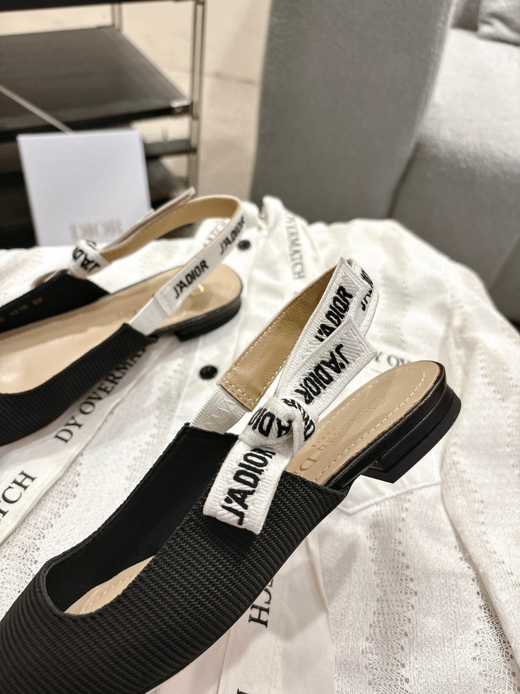 Dior J'Adior Embroidered Kitten Heel Sandals