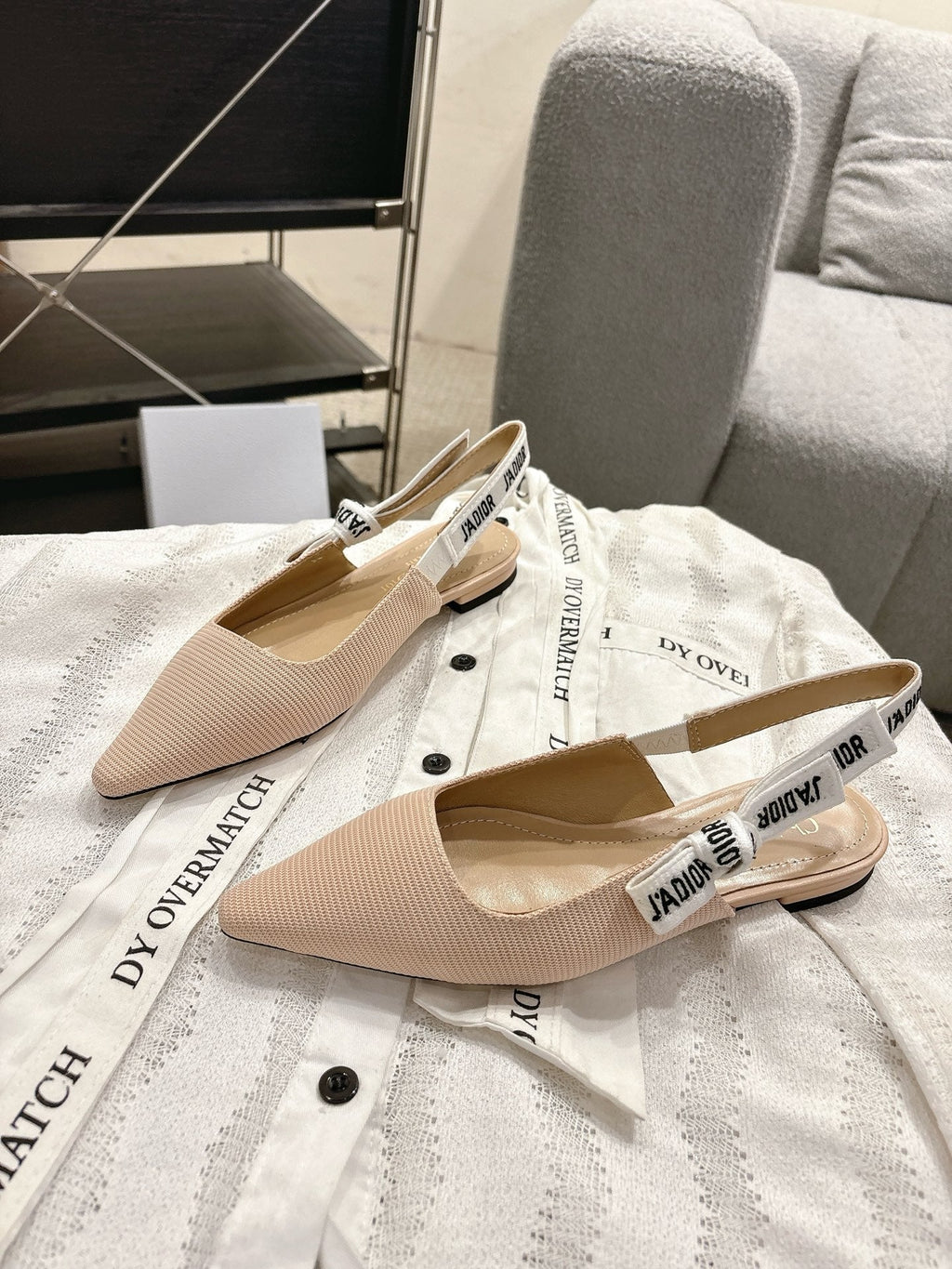 Dior J'Adior Embroidered Kitten Heel Sandals