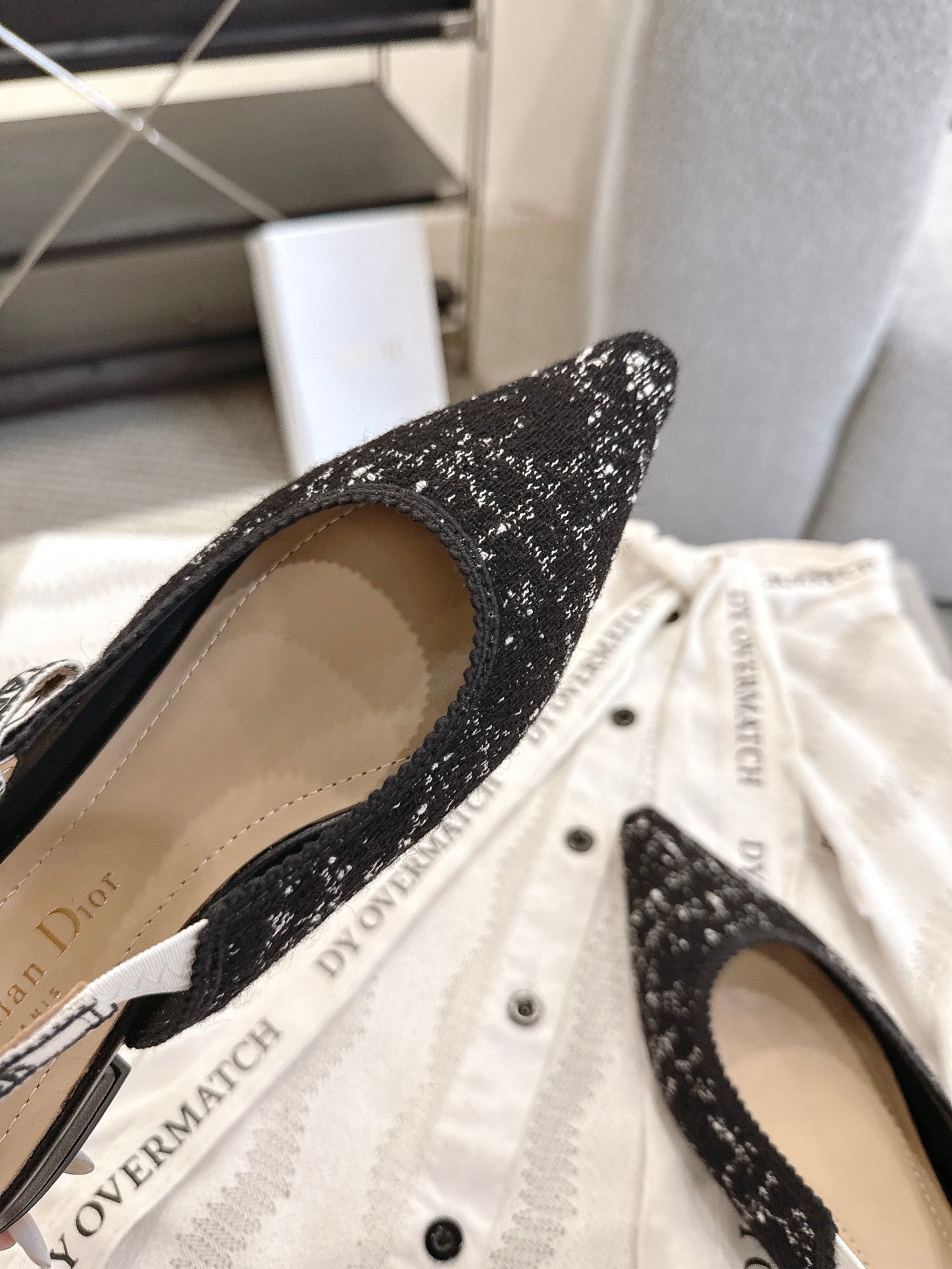 Dior J'Adior Embroidered Kitten Heel Sandals