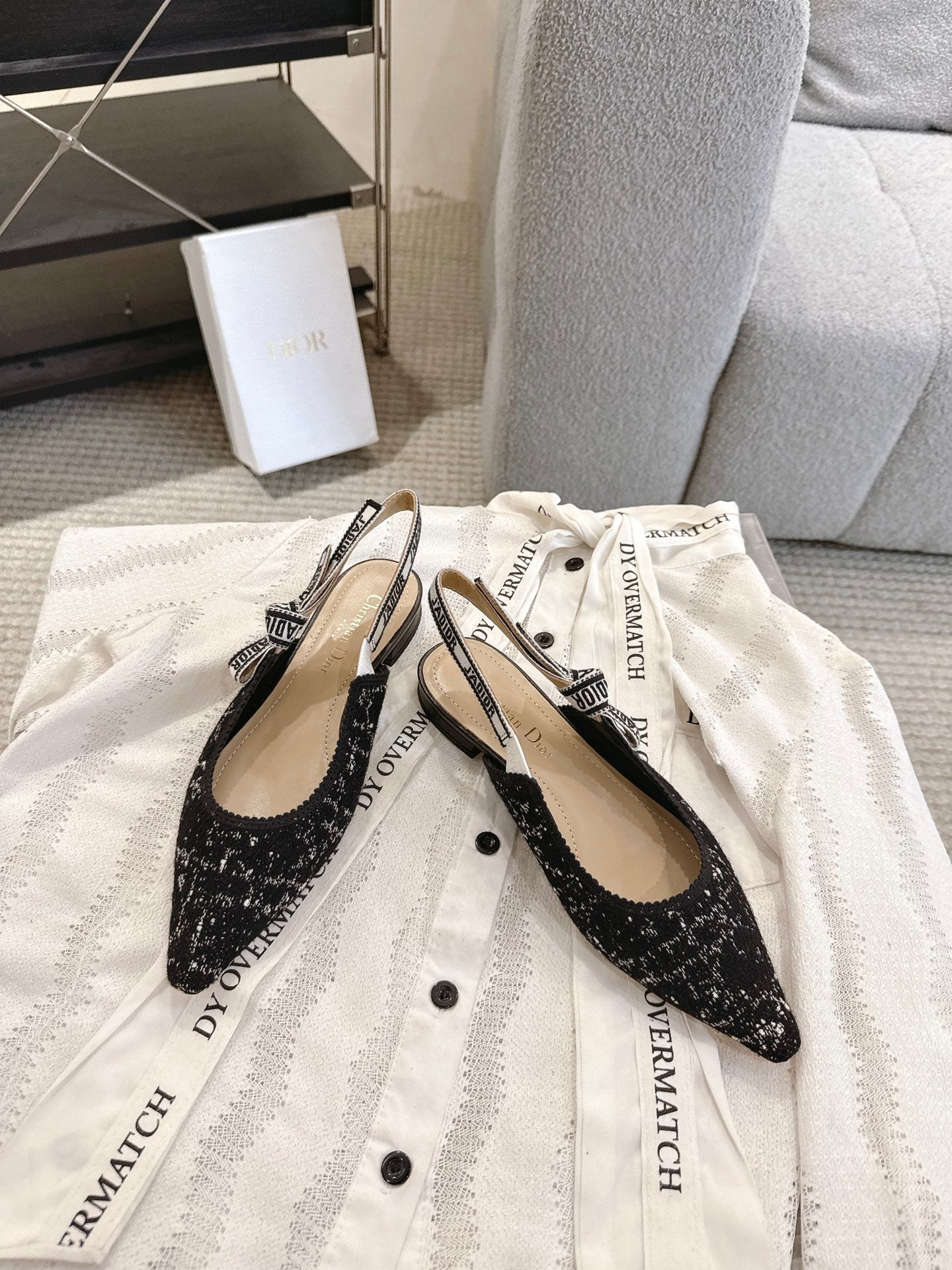 Dior J'Adior Embroidered Kitten Heel Sandals