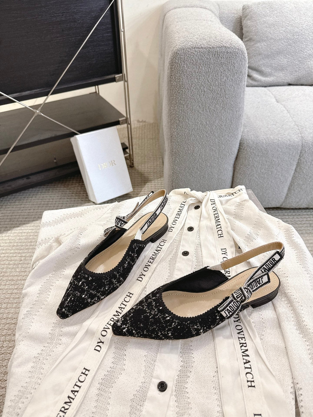 Dior J'Adior Embroidered Kitten Heel Sandals