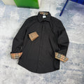 Burberry Men's Equestrian Knight Embroidered Long Sleeve Shirt