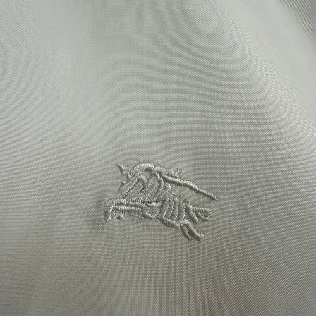 Burberry Men's Equestrian Knight Embroidered Long Sleeve Shirt