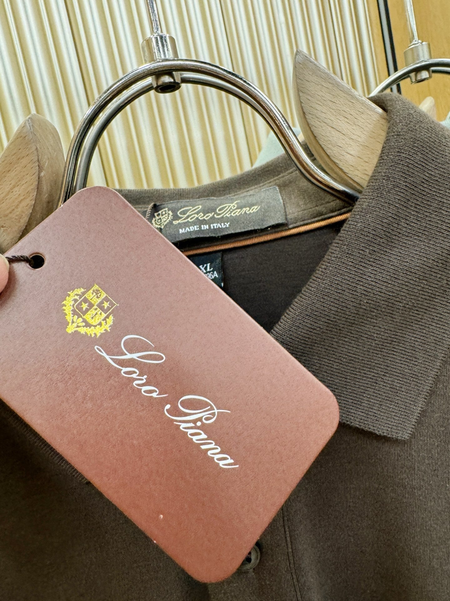 Loro Piana Solid Long Sleeve Polo Shirt – Autumn/Winter Collection