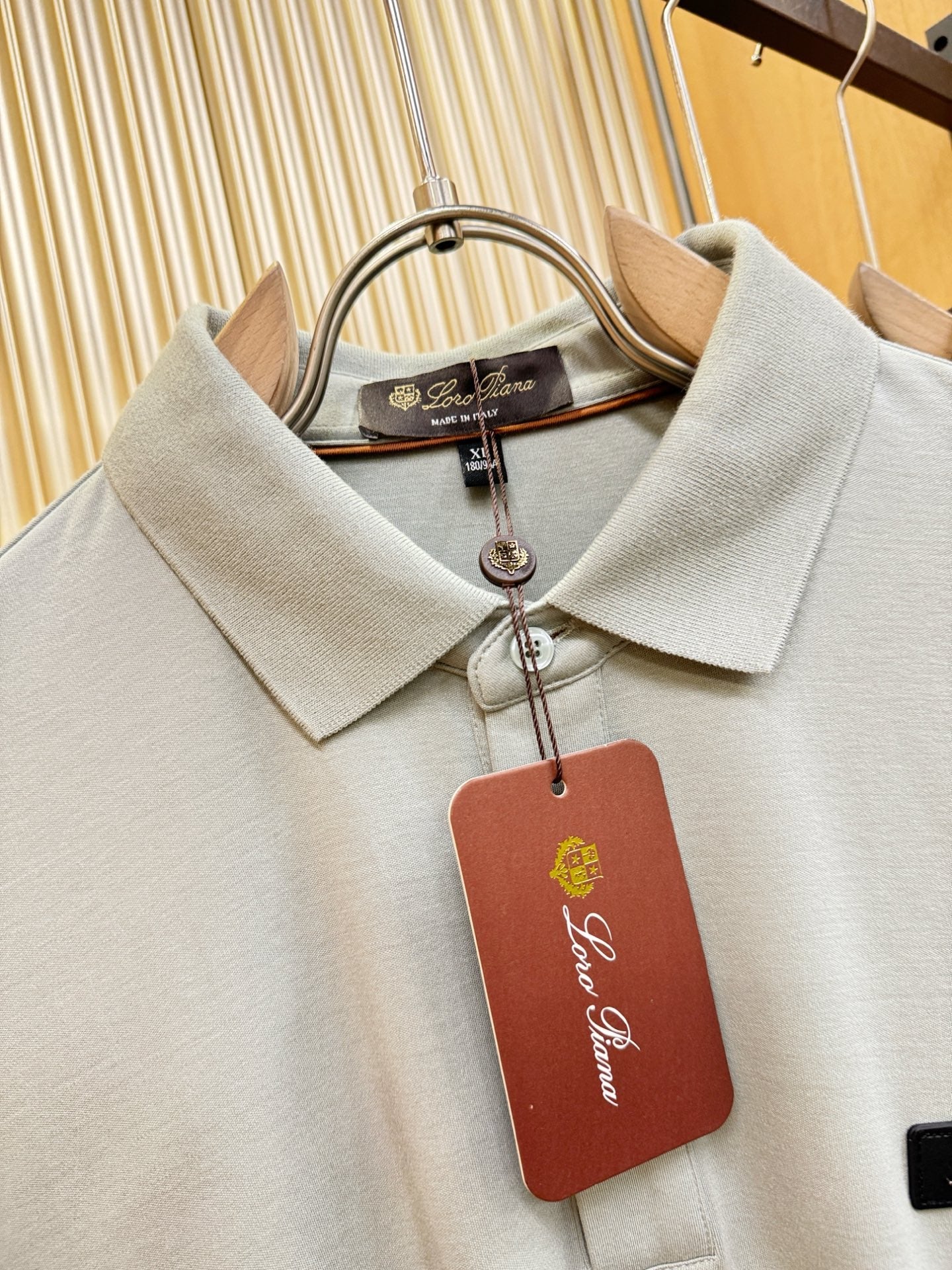 Loro Piana Solid Long Sleeve Polo Shirt – Autumn/Winter Collection