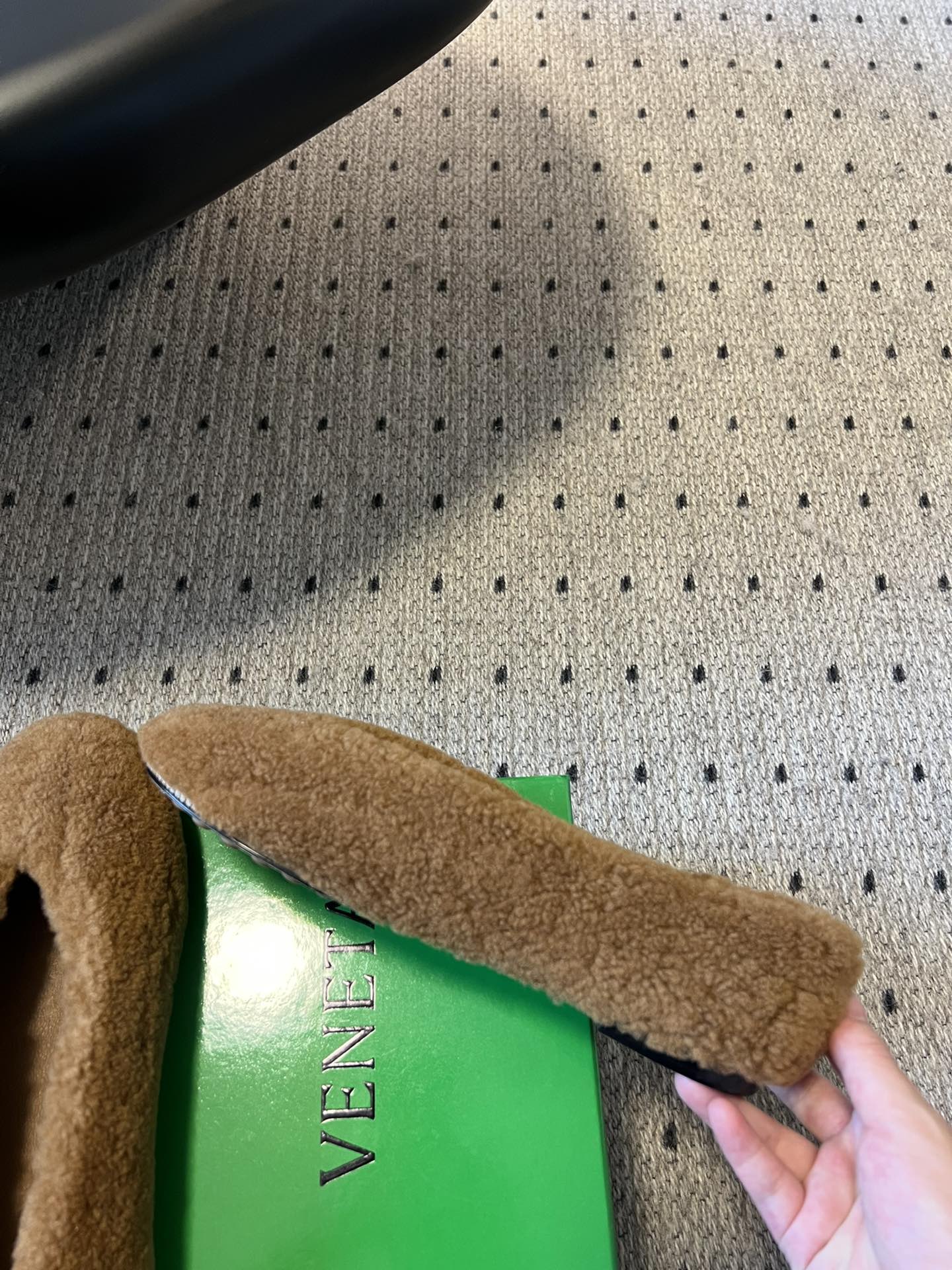 Bottega Veneta Furry Ballet Flats – 25SS