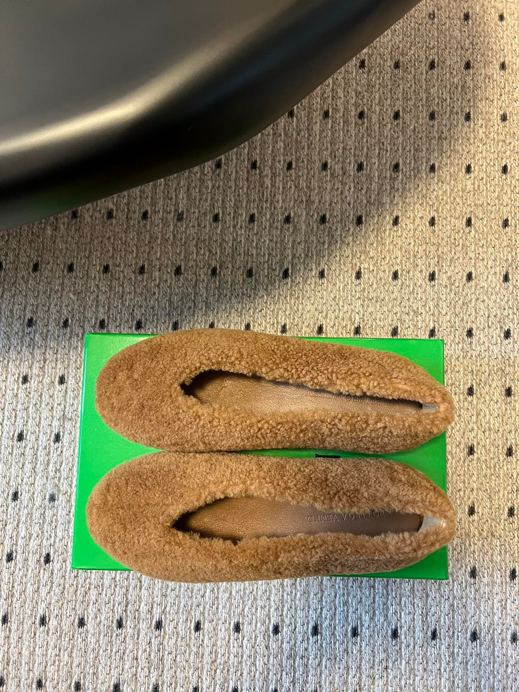 Bottega Veneta Furry Ballet Flats – 25SS