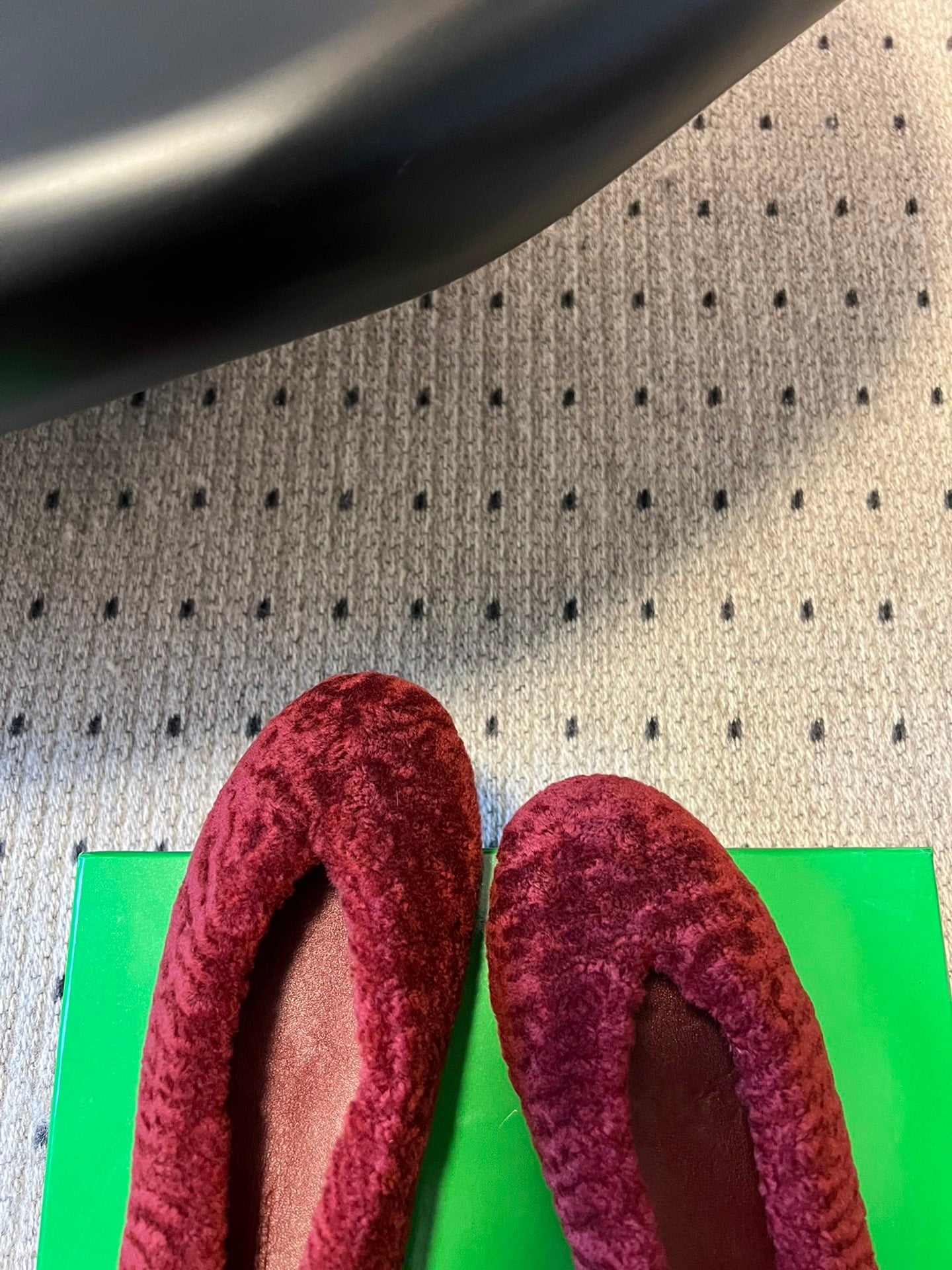 Bottega Veneta Furry Ballet Flats – 25SS