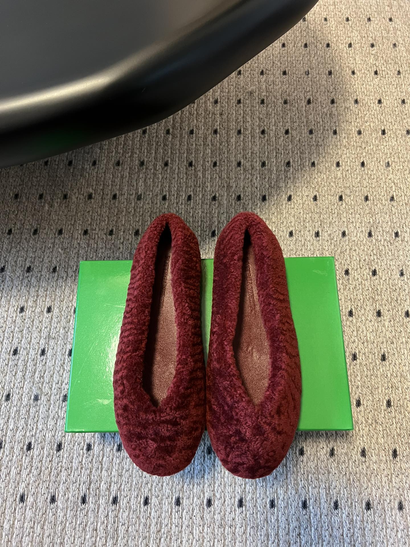 Bottega Veneta Furry Ballet Flats – 25SS