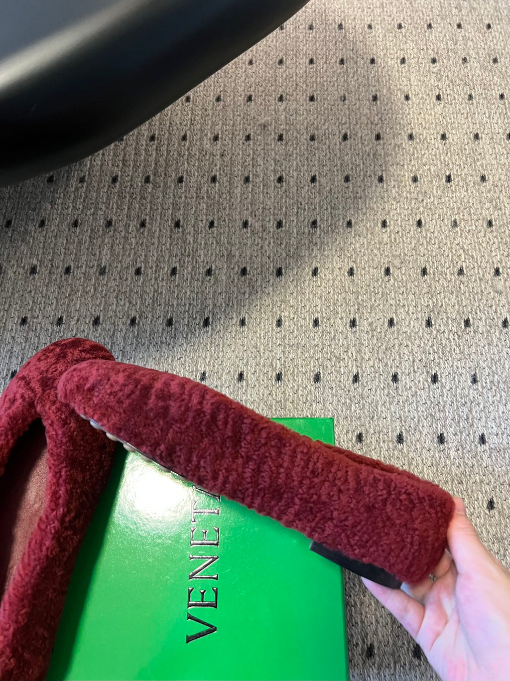 Bottega Veneta Furry Ballet Flats – 25SS
