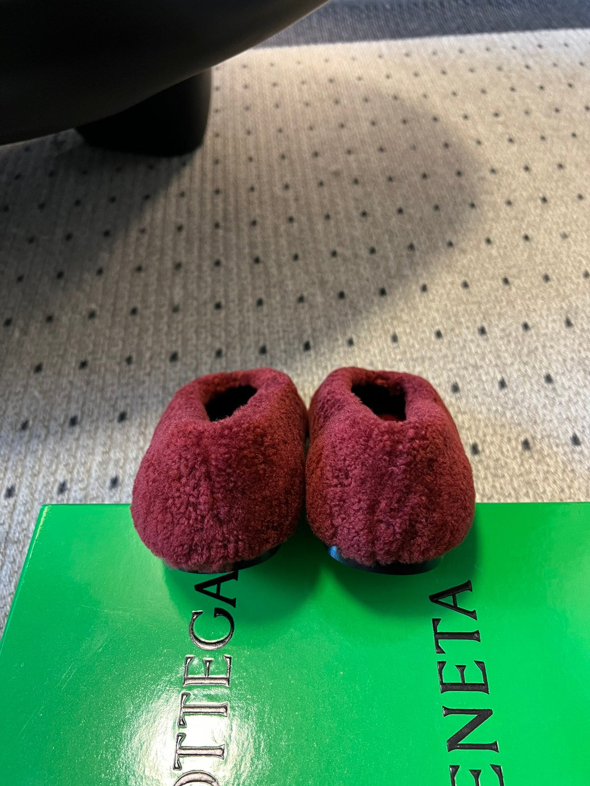 Bottega Veneta Furry Ballet Flats – 25SS