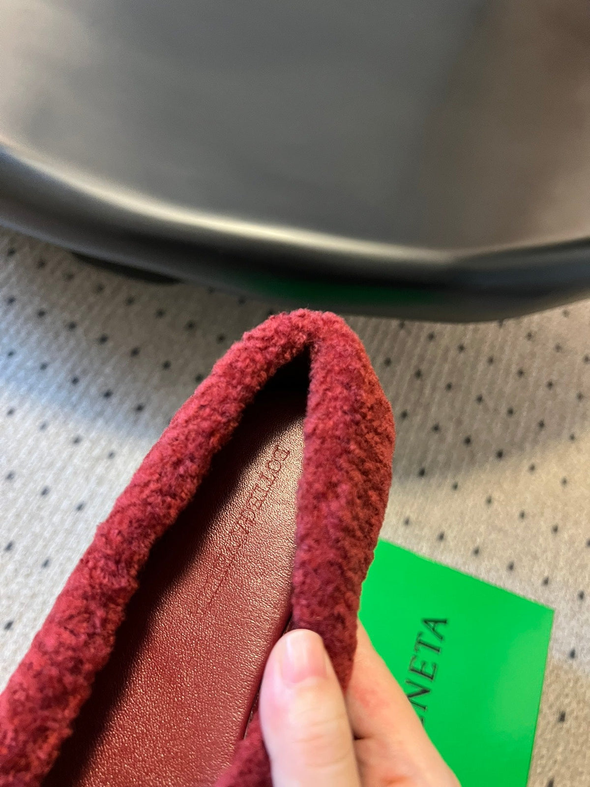 Bottega Veneta Furry Ballet Flats – 25SS