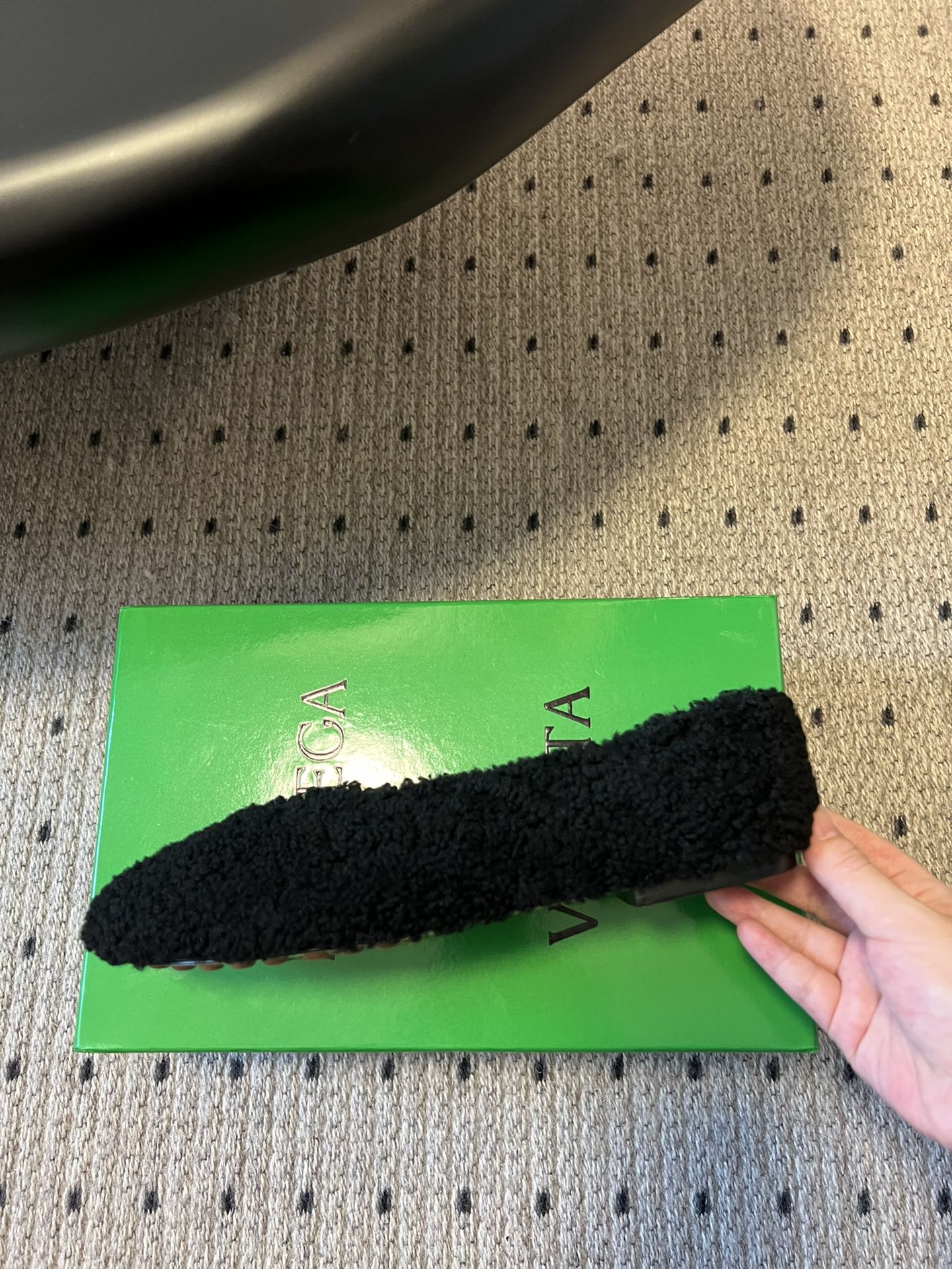 Bottega Veneta Furry Ballet Flats – 25SS