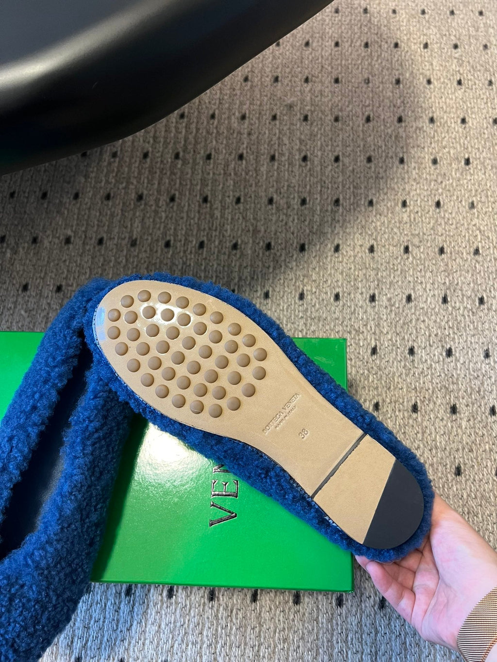 Bottega Veneta Furry Ballet Flats – 25SS