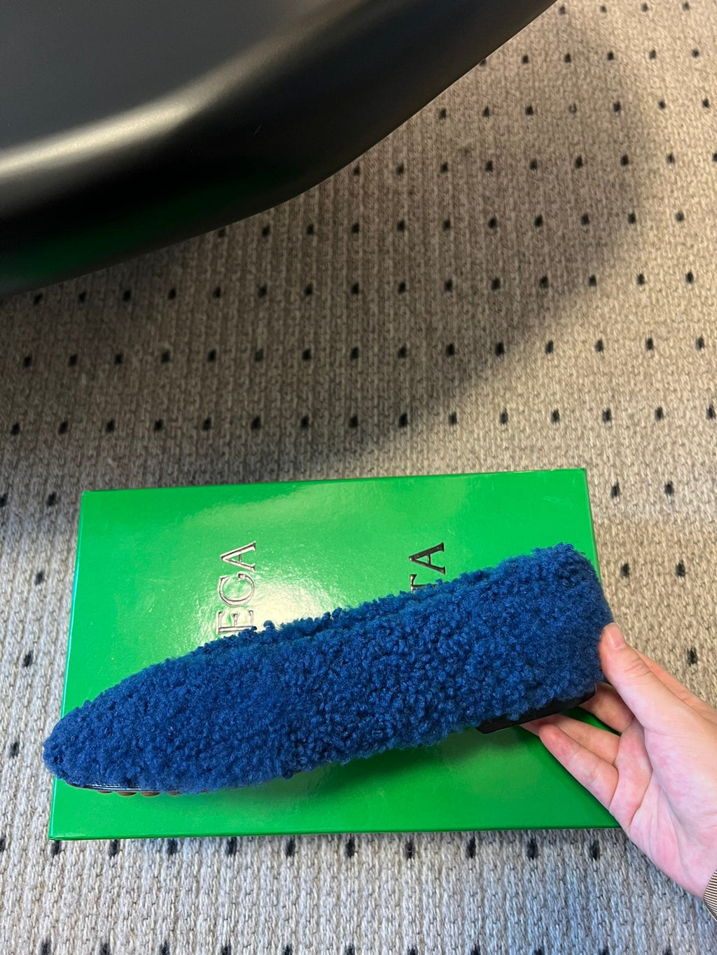 Bottega Veneta Furry Ballet Flats – 25SS