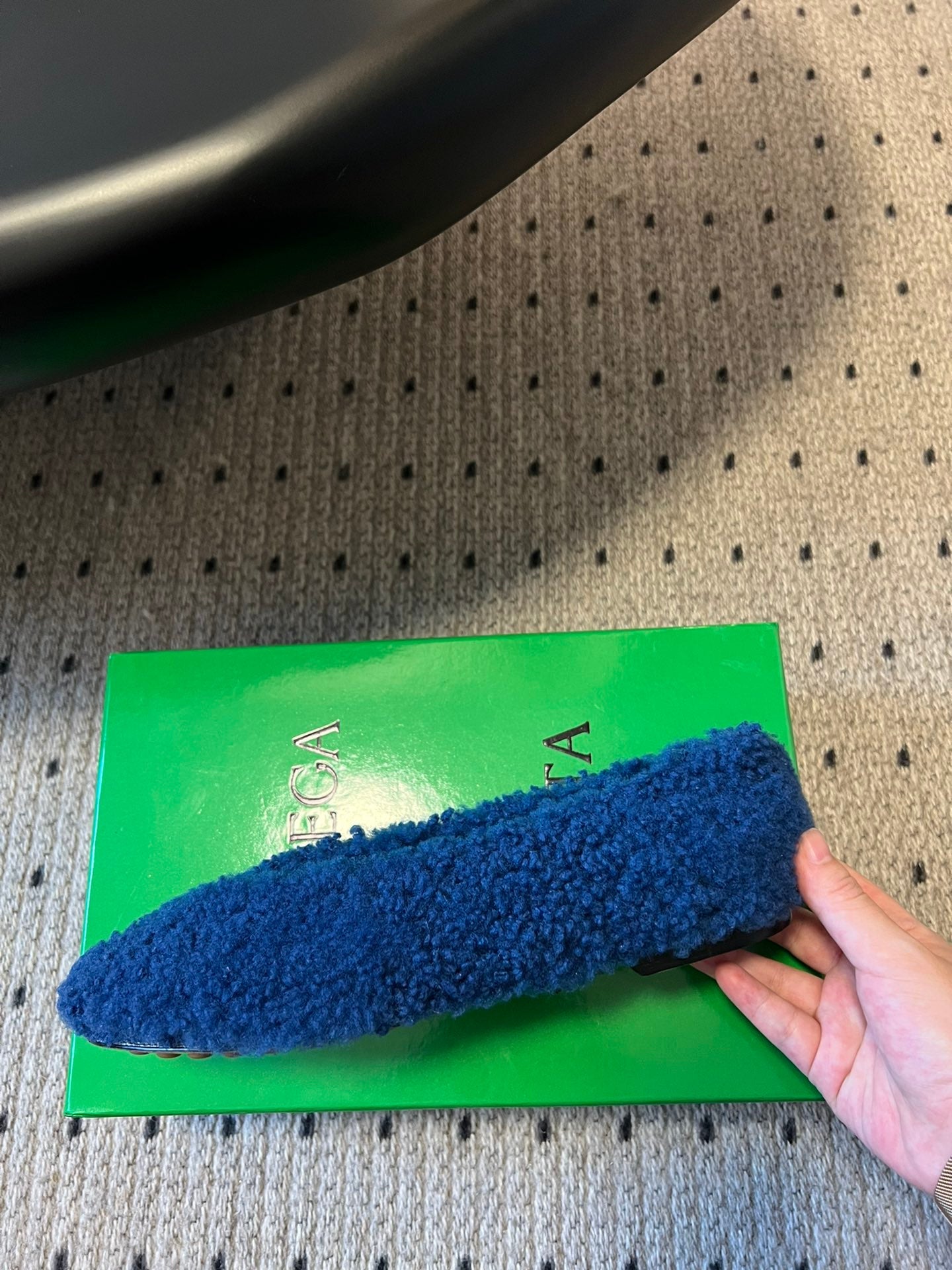 Bottega Veneta Furry Ballet Flats – 25SS
