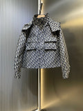 Dior Monogram Jacquard Hooded Jacket – 25FW
