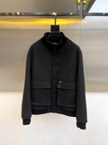 Zegna Stand Collar Minimalist Jacket – 25SS